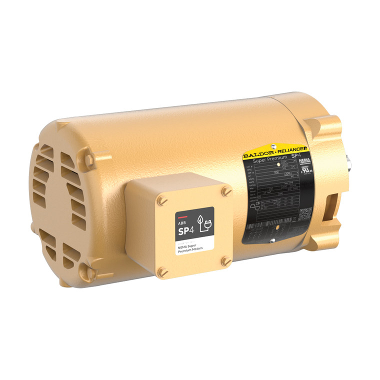 ABB Baldor-Reliance VSPM31104 .333 HP 1740 RPM 56C ODP Three-Phase SP4 Super Premium Motor