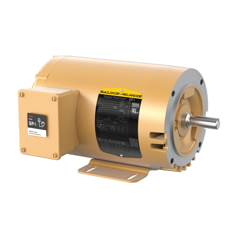 ABB Baldor-Reliance CSPM31115 1 HP 3450 RPM 56C ODP Three-Phase SP4 Super Premium Motor
