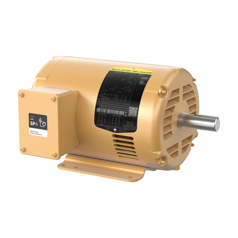 ABB Baldor-Reliance SPM3156T 1 HP 1170 RPM 145T  Three-Phase SP4 Super Premium Motor