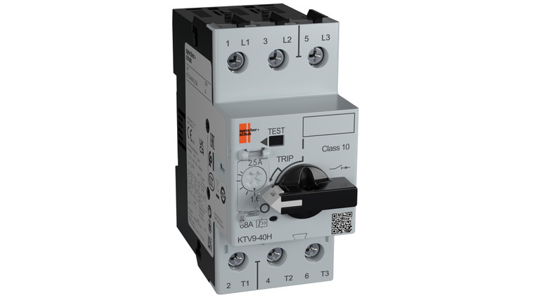 Sprecher + Schuh KTV9-40H-16A Motor Circuit Breaker Frame D - KTV9 Motor Circuit Breaker Frame D High Capacity 10-16 Amps 224A Magnetic Trip