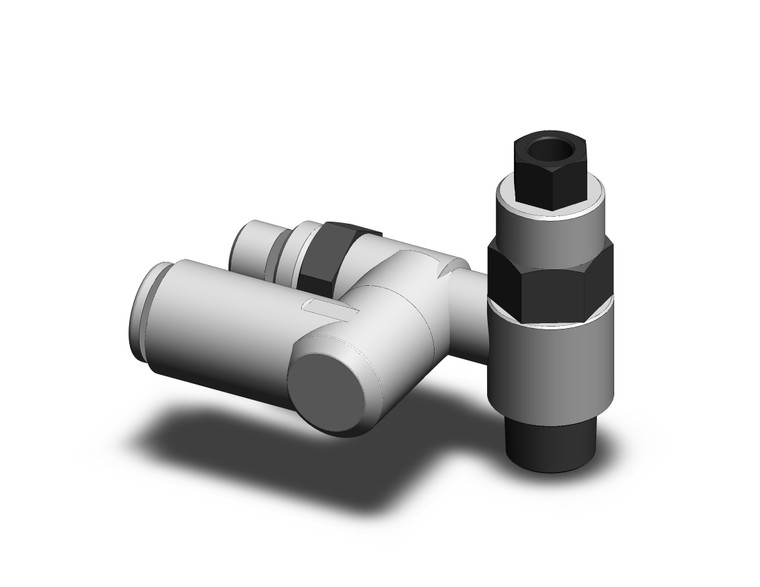 SMC ASP330F-N01-07S Pilot Operated Speed Controller