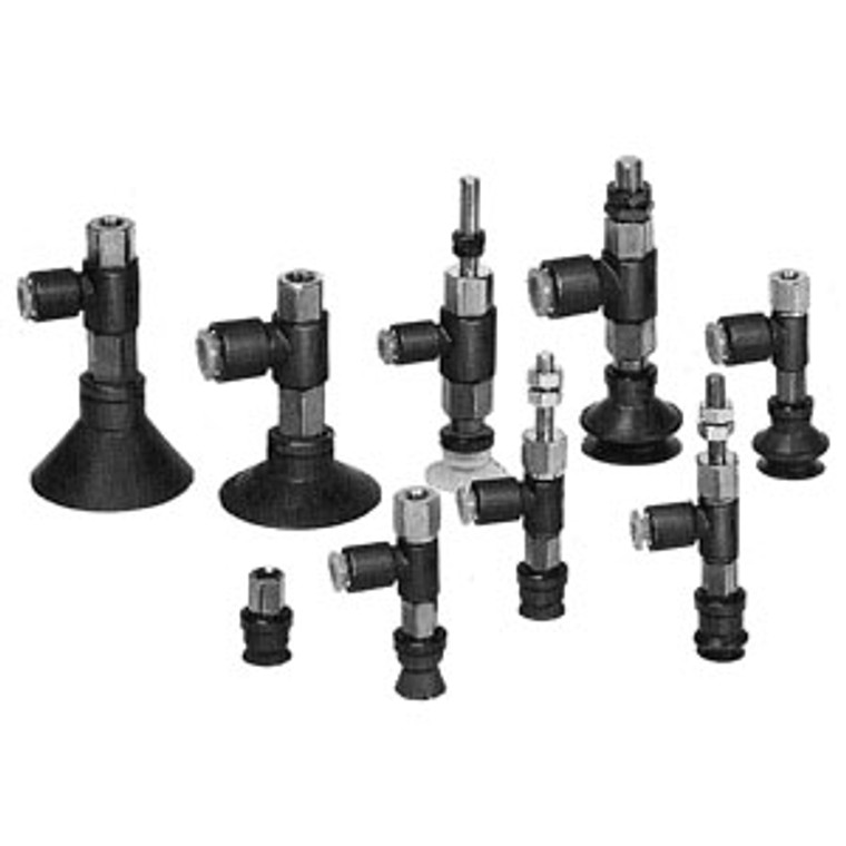 SMC ZPR50BS-08-B8 ZPR Series Vacuum Pad Lateral Vacuum Entry With One-touch Fitting Without Buffer