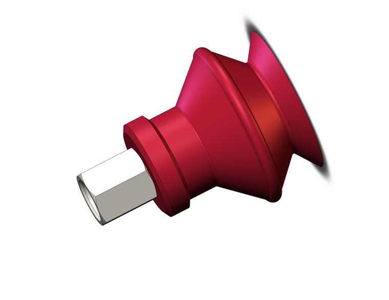 SMC ZPT20BS-B6 Vacuum Pad, Without Buffer