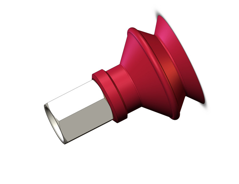 SMC ZPT25BS-B01 Vacuum Pad, Without Buffer