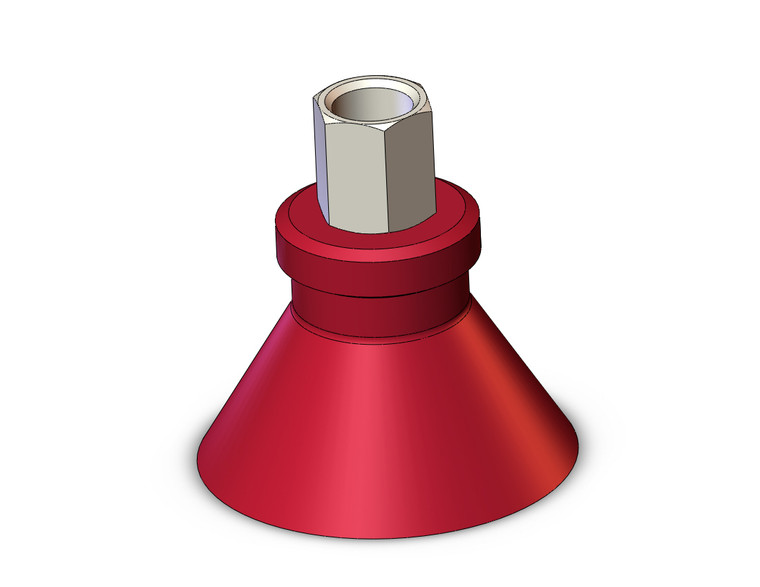 SMC ZPT25DU-B6 Vacuum Pad, Without Buffer