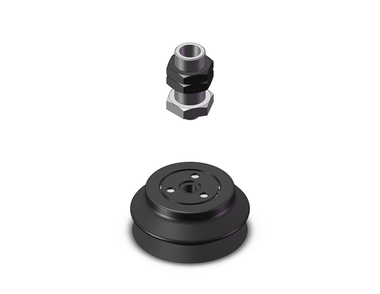 SMC ZPT50HBN-A14 Vacuum Pad, Without Buffer