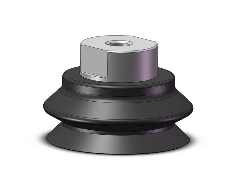 SMC ZPT50HBS-B10 Vacuum Pad, Without Buffer