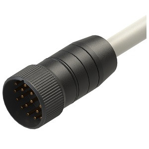 SMC AXT100-MC26-015 Circular Connector/Cable Assembly (26 Pins) For SV Series