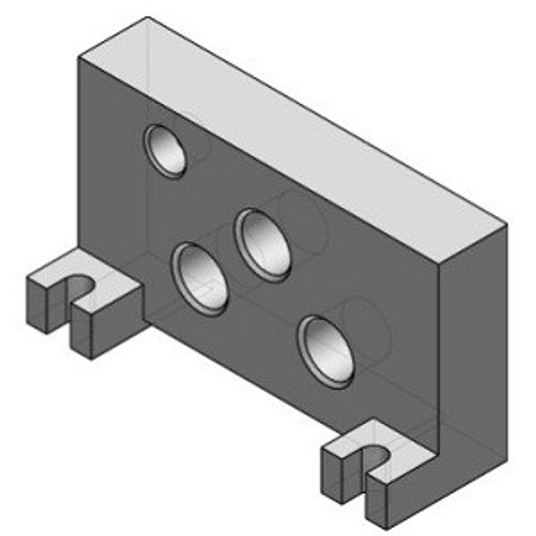 SMC AXT625-3A-10 Replacement Parts End Plate Assembly