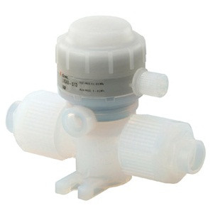 SMC LVQ20-S07M-1 LVQ Series High Purity Chemical Valve Non-Metallic Exterior, Air Operated Insert Bushing, Integral Fitting Type Hyper Fitting