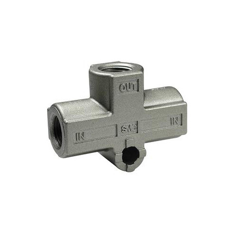 SMC NVR1210-N01 Shuttle Valve W/O Fitting