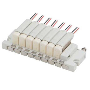 SMC SS073A02-10C 3 port solenoid valve base mount, separable type manifold