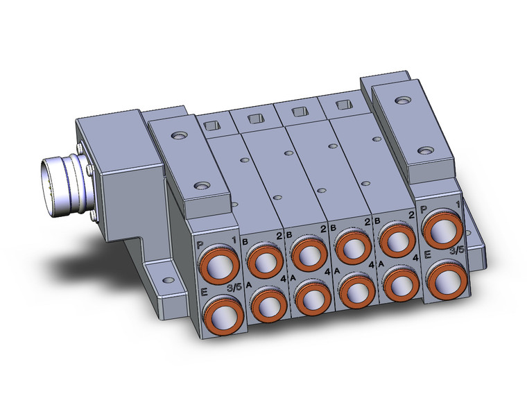 SMC SS5V3-W10CD-04B-C10 4/5 Port Solenoid Valve