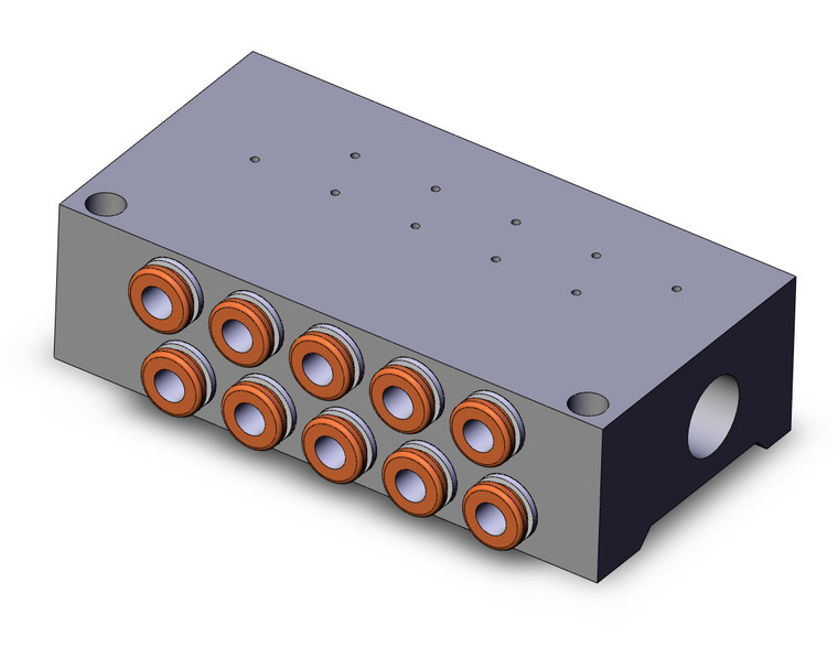 SMC SS5YJ3-41-05-N3T Syj 5 Port Valve Manifold