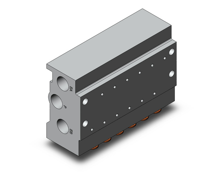SMC SS5Y3-41-06-N3T Ss5Y Bar Stock Manifold