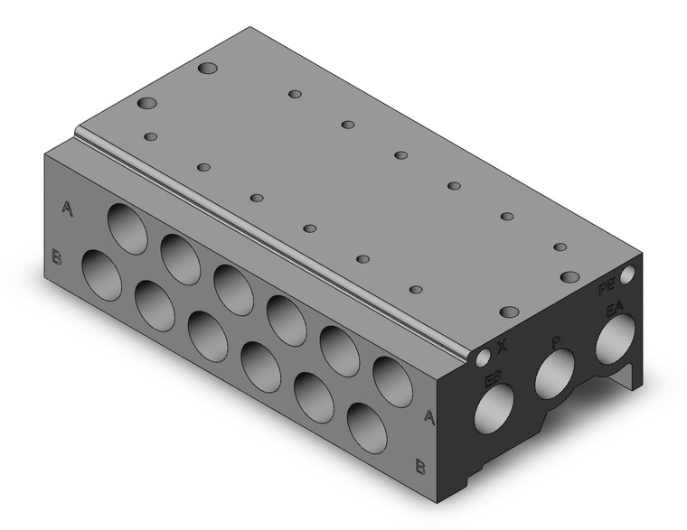 SMC SS5Y5-42-06-02 Ss5Y Bar Stock Manifold
