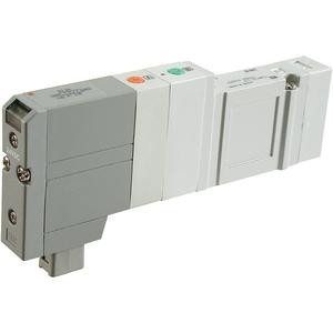 SMC SV1200-5FU-X10 valve, dbl sol, plug-in, SV1000 SOLENOID VALVE, 5-PORT