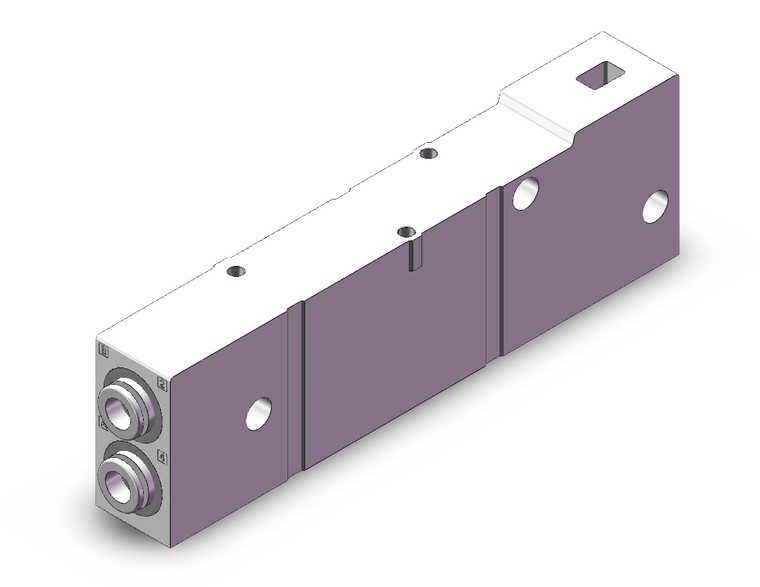 SMC SV4000-50-2A-C8 Manifold Block Assy
