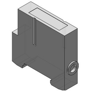 SMC SX3000-51-4A SUP/EXH Block Assembly