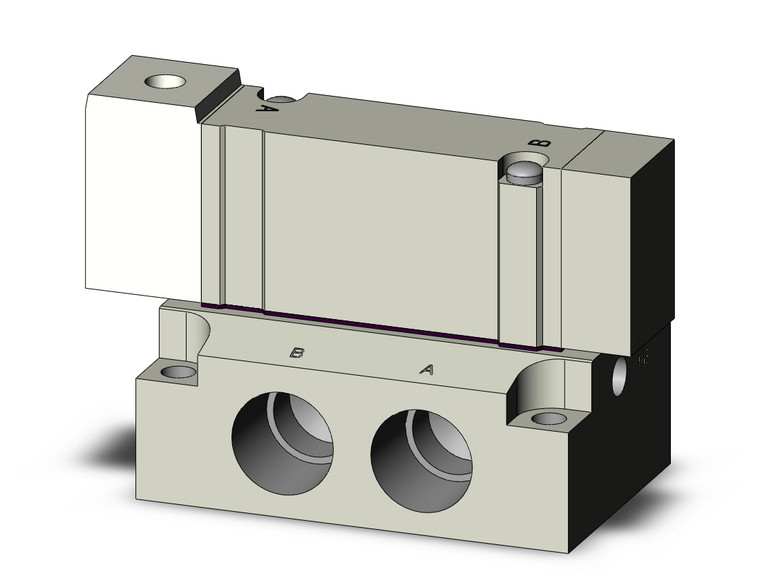SMC SYA5140-02 Valve, Air Pilot, Base Mt