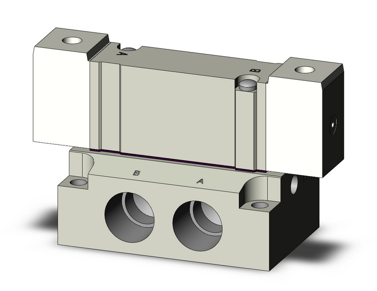 SMC SYA5240-02 4/5 Port Air-Piloted Valve