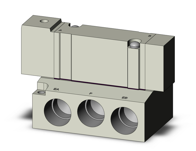 SMC SYA7140-03 Valve, Air Pilot, Base Mt