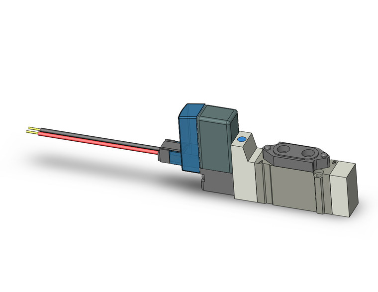 SMC SY3120-1LZ-M5 Valve, Sgl Sol, Body Pt (Ac)