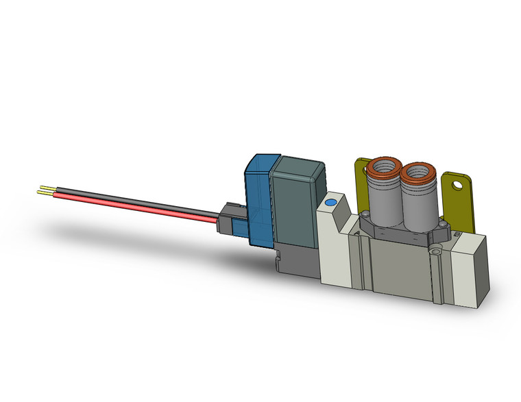 SMC SY3120-3L-N7-F2 4/5 port solenoid valve valve, sgl sol, body pt (ac)