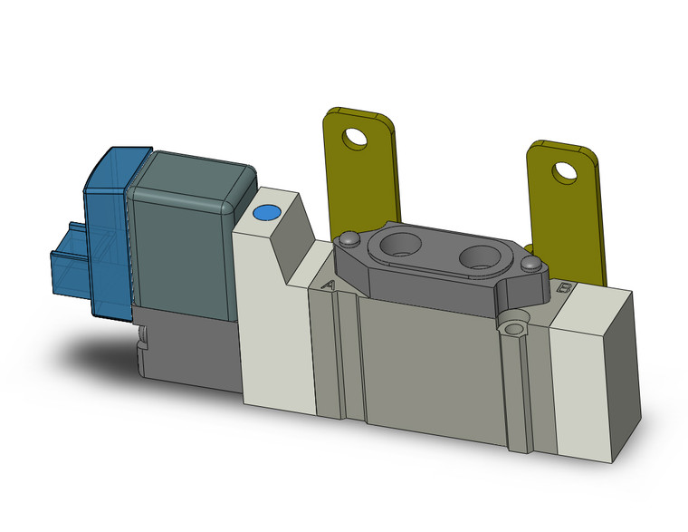 SMC SY3120-5LOZ-M5-F2 4/5 port solenoid valve valve, sgl sol, body pt (dc)