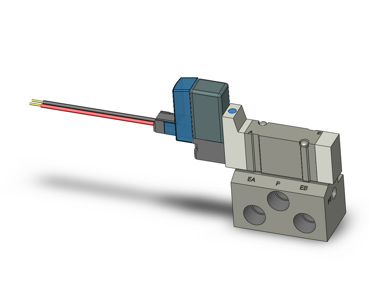 SMC SY3140-3LZ-01 Valve, Sgl Sol, Base Mt (Ac)
