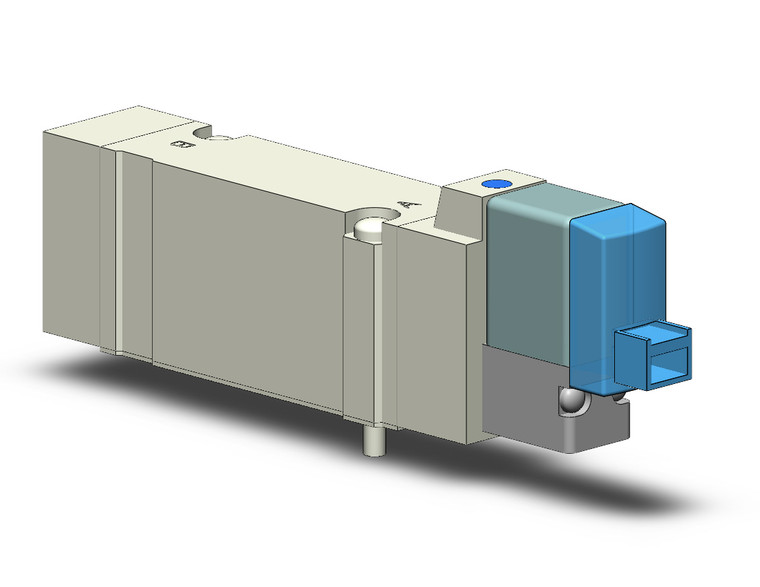 SMC SY5140R-3LOZ 4/5 port solenoid valve valve, sgl sol, base mt (ac)