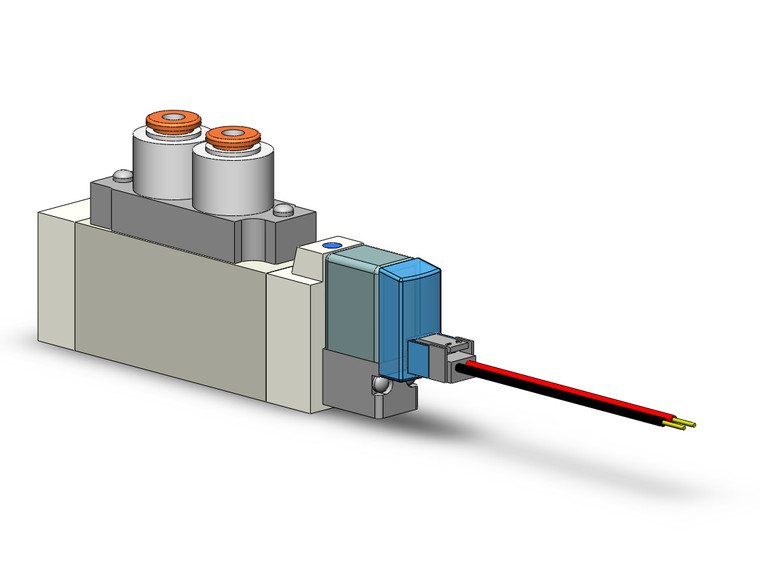 SMC SY5160-5LZ-C4 Valve, Sgl Sol, Cassette