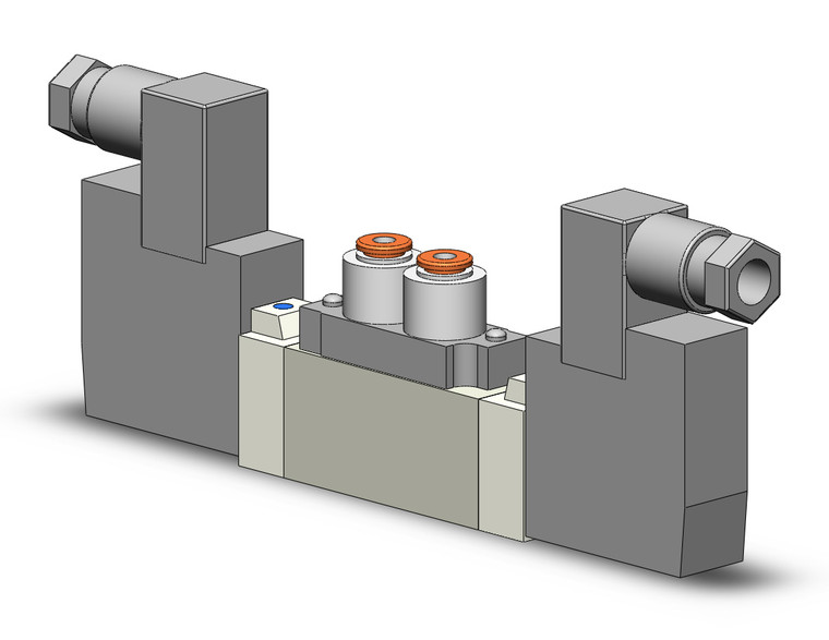 SMC SY5260-5DZ-C4 Valve, Dbl Sol, Cassette (Dc)