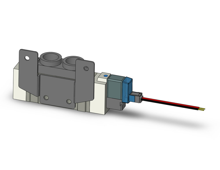 SMC SY7120-3LZ-02T-F2 4/5 port solenoid valve valve, sgl sol, body pt (ac)