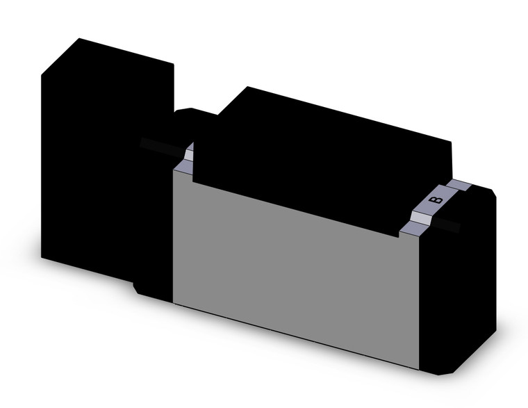 SMC VFR3100-3FZ Valve, 5 Port Solenoid