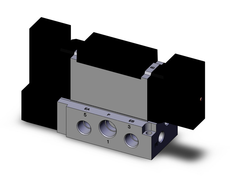 SMC VFR3200-3FZA-03 4/5 Port Solenoid Valve