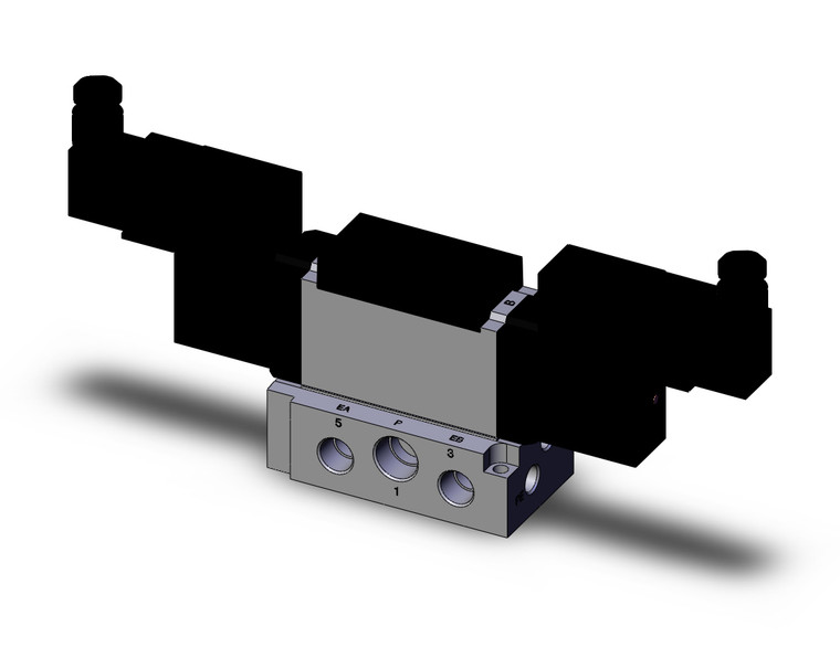 SMC VFR3240-5DZ-03 4/5 Port Solenoid Valve