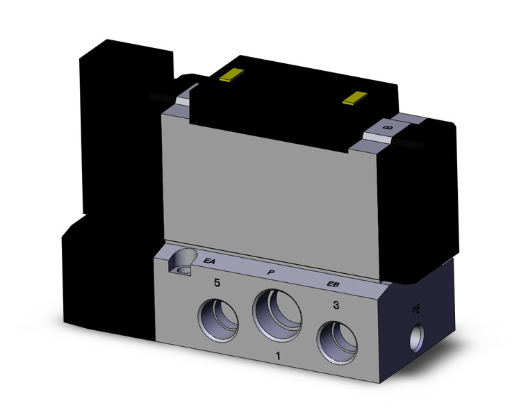 SMC VFR4100-5FZ-04 4/5 Port Solenoid Valve