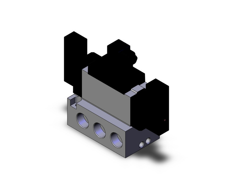 SMC VFS5510-5D-06 Valve Dbl Non Plugin Base Mt