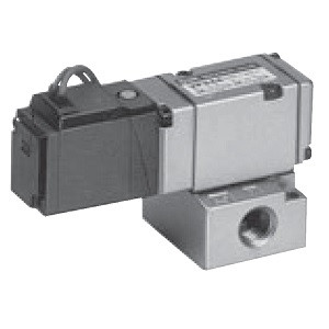 SMC VP344-5DZ-02A VP300/500/700 Series 3 Port Solenoid Valve Rubber Seal Pilot Poppet Type Base Mounted Single Unit