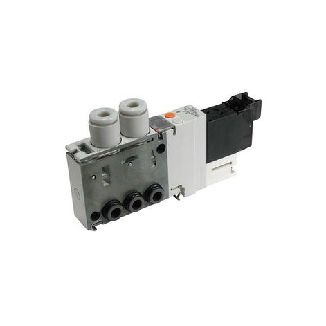 SMC VQ1301Y-5 Valve, 3 Pos. Plug-In