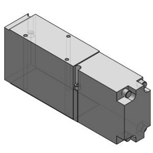 SMC VVFS3000-22A-2 Double Check Spacer