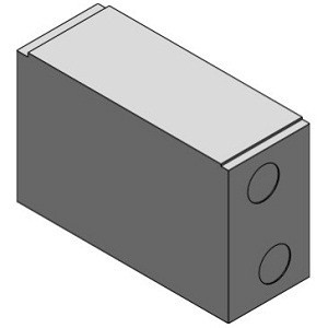 SMC VVF4000-1A-2-04 Replacement Parts Manifold Block Assembly