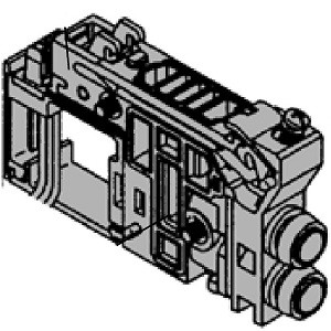 SMC VVQ1000-1A-P2-C0 Manifold Block Assembly For VQ1000 Series