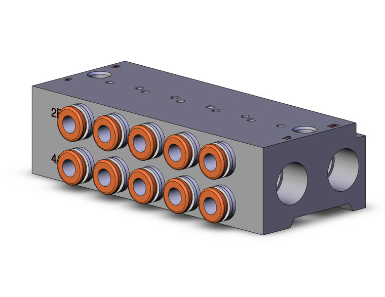 SMC VV4QD15-05C4 4/5 Port Solenoid Valve