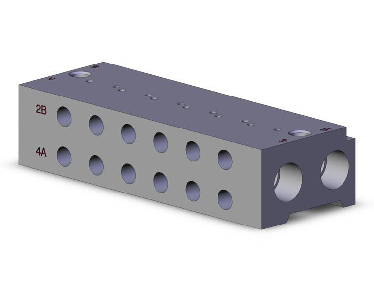 SMC VV4QD15-06M5T Mfld, 6-Sta