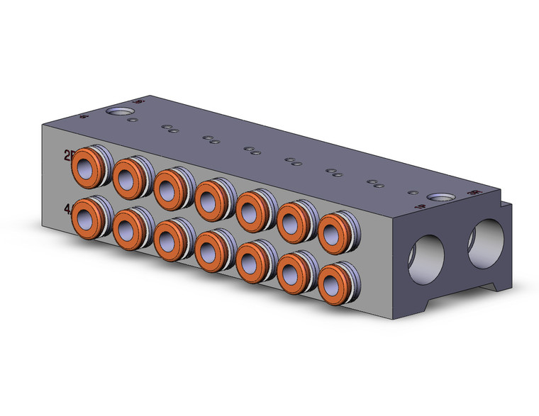 SMC VV4QD15-07N3T 4/5 Port Solenoid Valve