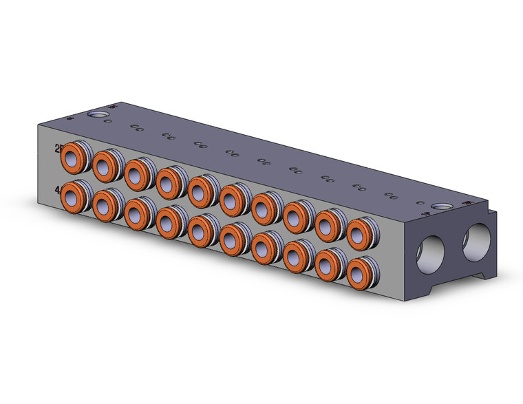 SMC VV4QD15-10C4 4/5 Port Solenoid Valve