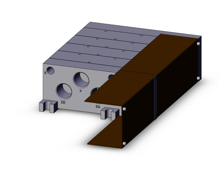 SMC VV5FR3-01CD-041-03 Vfr Valve Manifold