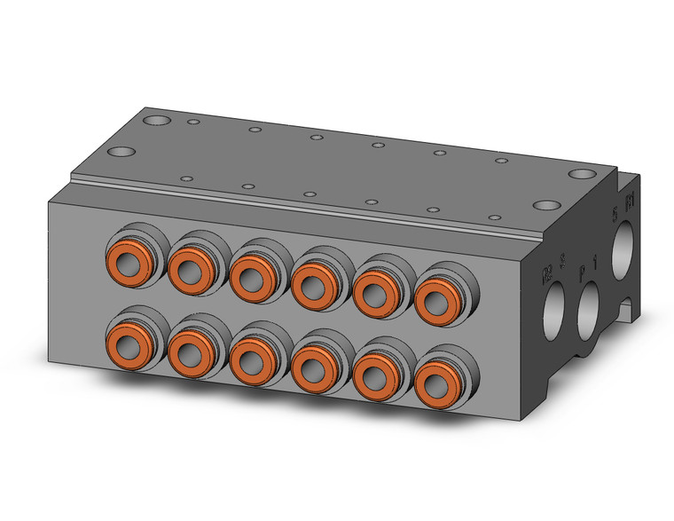 SMC VV5QZ15-06N3TC Vqz1000 Base Mounted Manifold